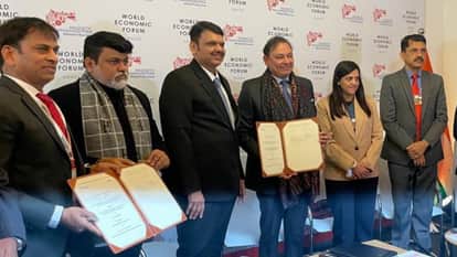 WEF 2026 Davos Adani Group Maharashtra Investment Proposal Business News in Hindi