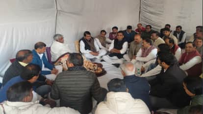 BJP State vice President Pankaj singh Consoles Family of Deceased Ankit Tyagi; Funeral Held Yesterday