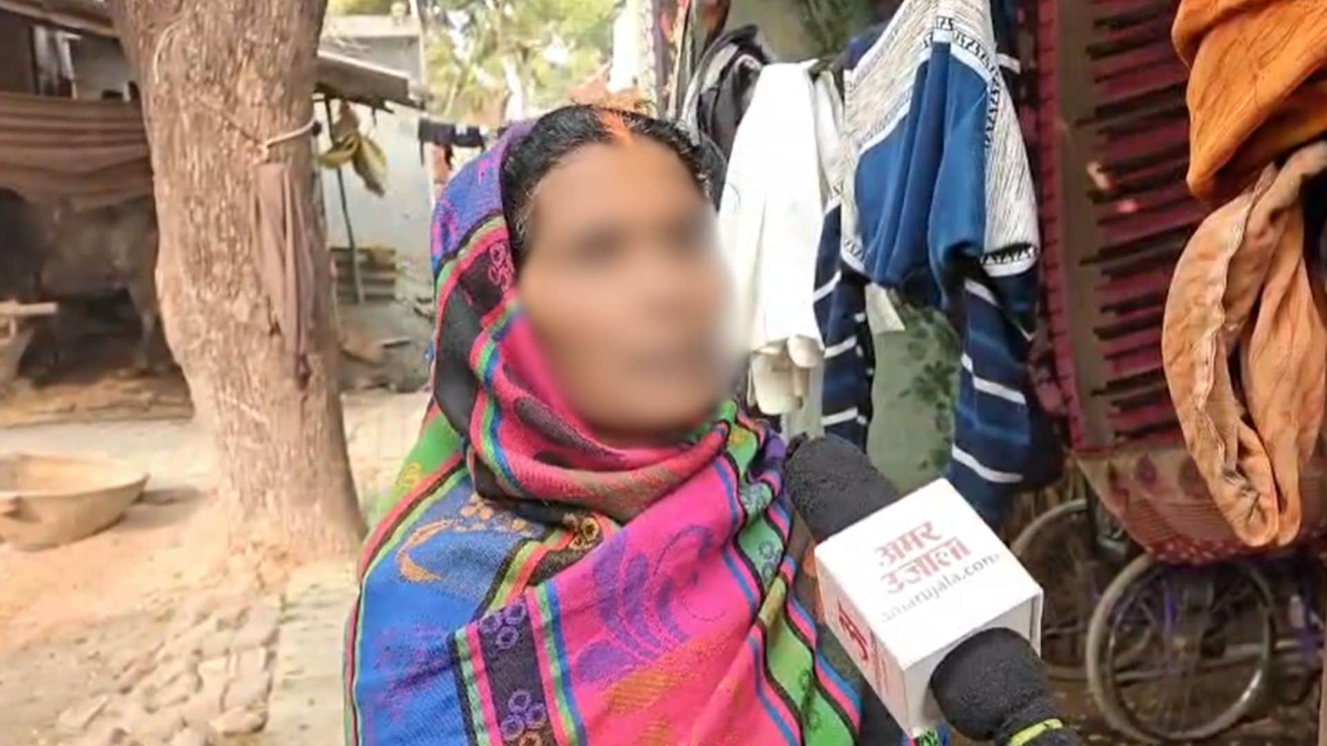 Ghazipur News of mother crying as she recounted ordeal of her disabled son who had fever