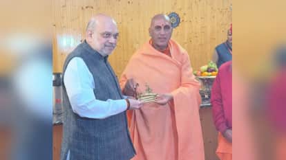 हरिद्वार पहुंचे अमित शाह