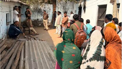 elderly man died after burned to death in Sonbhadra