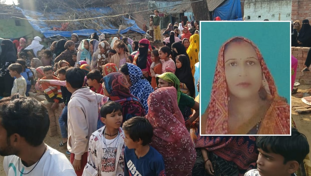 Farrukhabad Drunk husband murders wife Crime due to suspicion of extramarital affair husband in custody