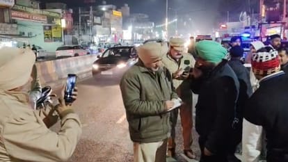 Firing in Jalandhar Men on scooter opened fire on property dealer car