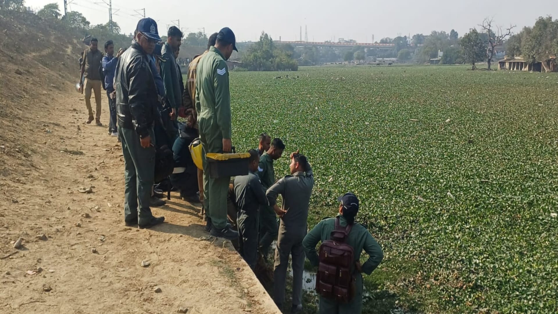 Army helicopter crashes near KP College, two people rescued
