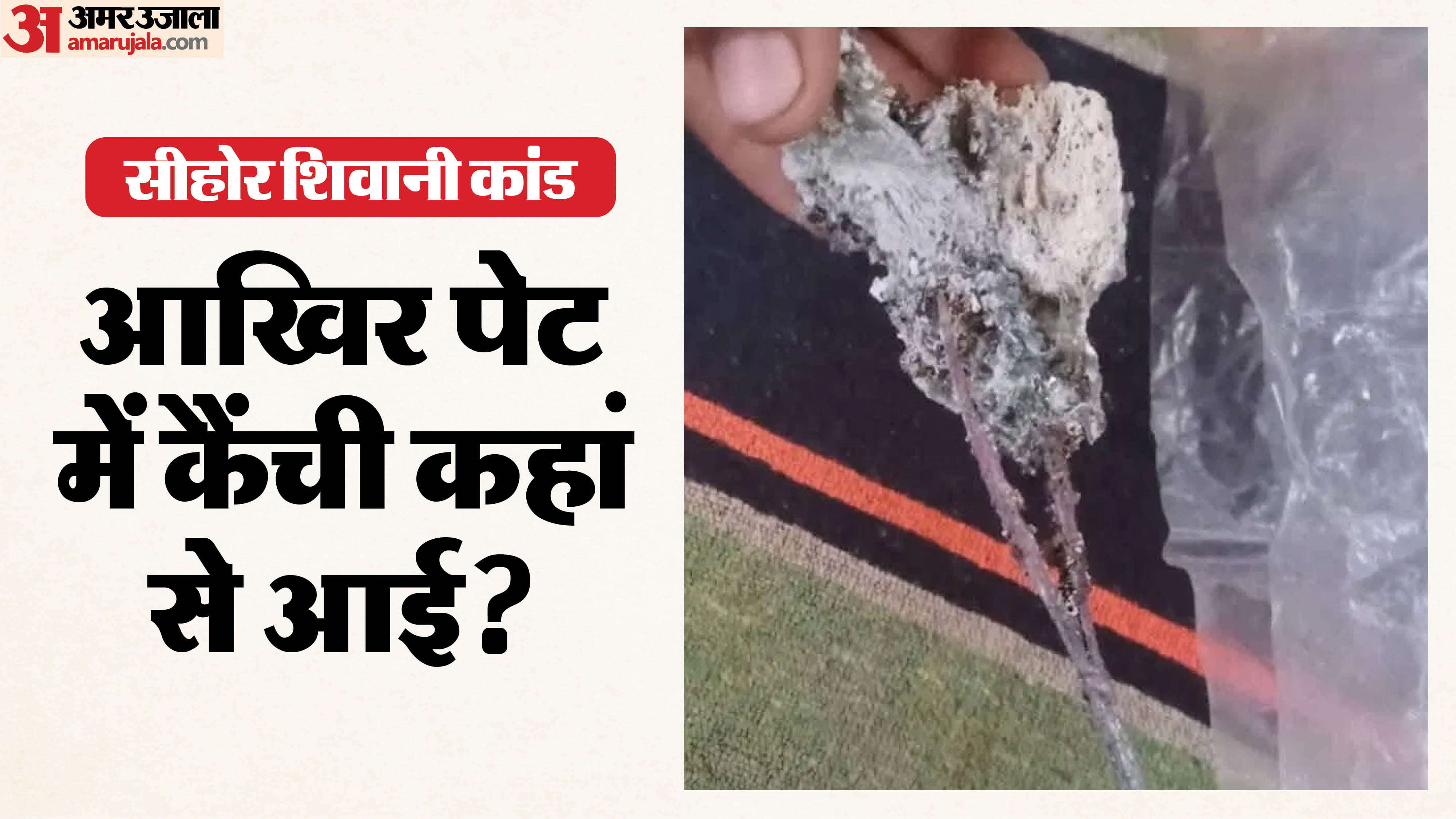 सीहोर में चिता की राख से निकली कैंची