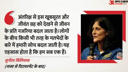 How does India look from space? What did Indian-origin Sunita, who made a record in space, say?