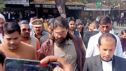 MLA Abbas Ansari appeared in court in case of violation of election code of conduct in mau