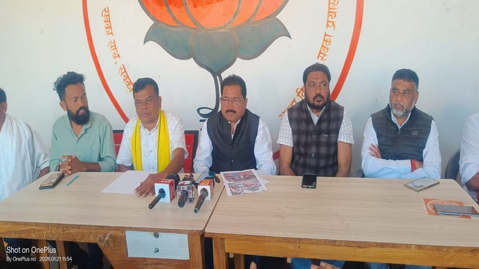 Controversy over encroachment in Bijapur BJP targets MLA Mandavi accuses him of lying