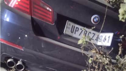 Kanpur BMW broke through railing and crashed into field it was traveling at 100 km/h driver was injured
