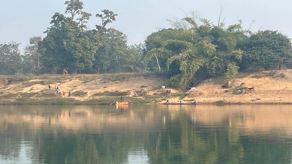 A mother and son died after a boat capsized in Indravati River two others are still missing and search operati