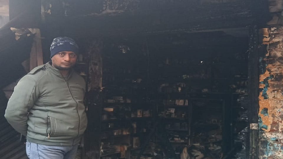 Medicines and goods worth lakhs destroyed in fire at medical store