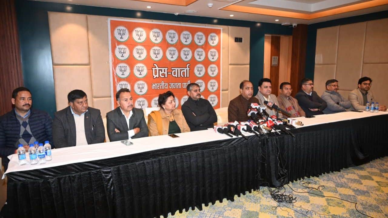 पूर्व मुख्यमंत्री एवं नेता प्रतिपक्ष जयराम ठाकुर