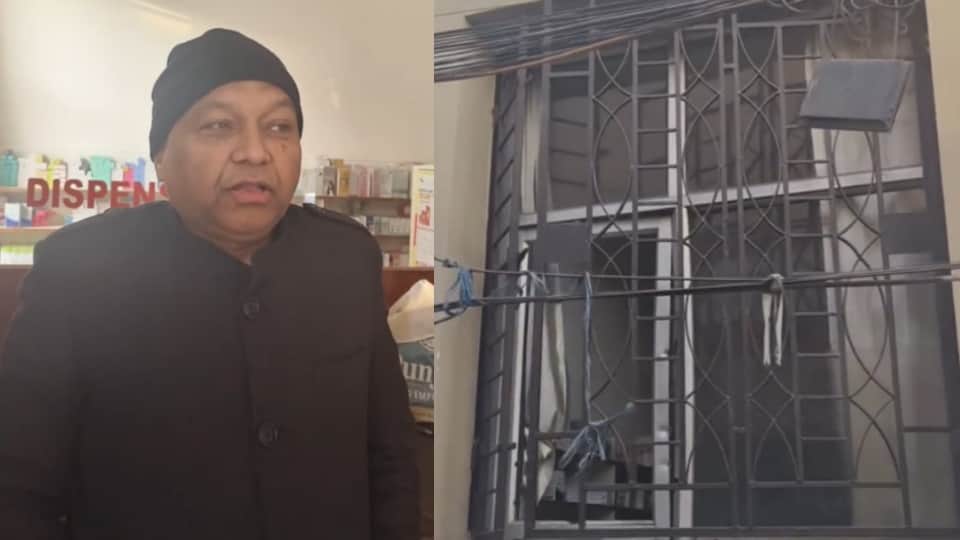 मामले की जानकारी देता पीड़ित