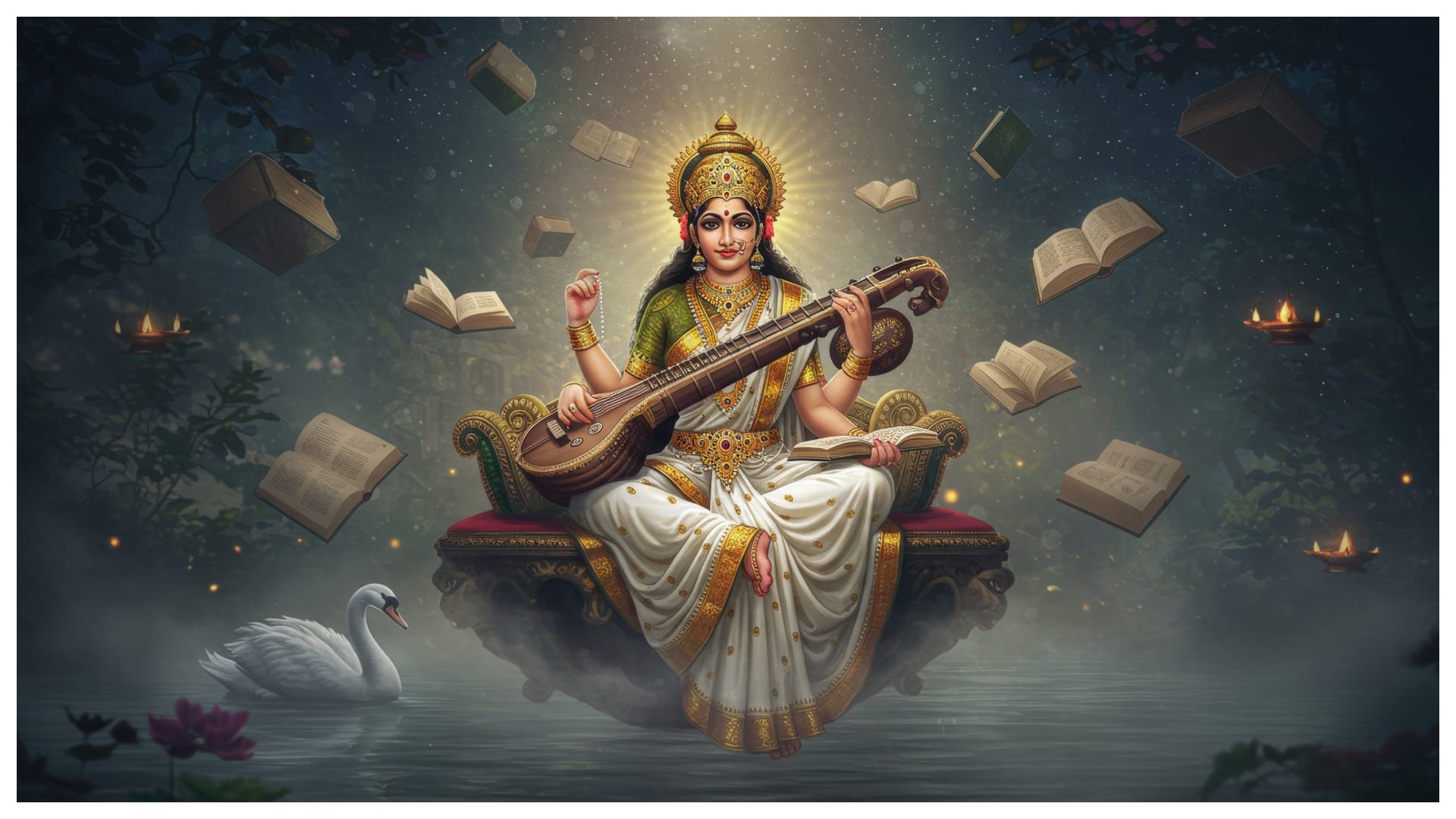 Basant Panchami 2026 Saraswati Mata Ki Aarti Lyrics Puja Vidhi in Hindi