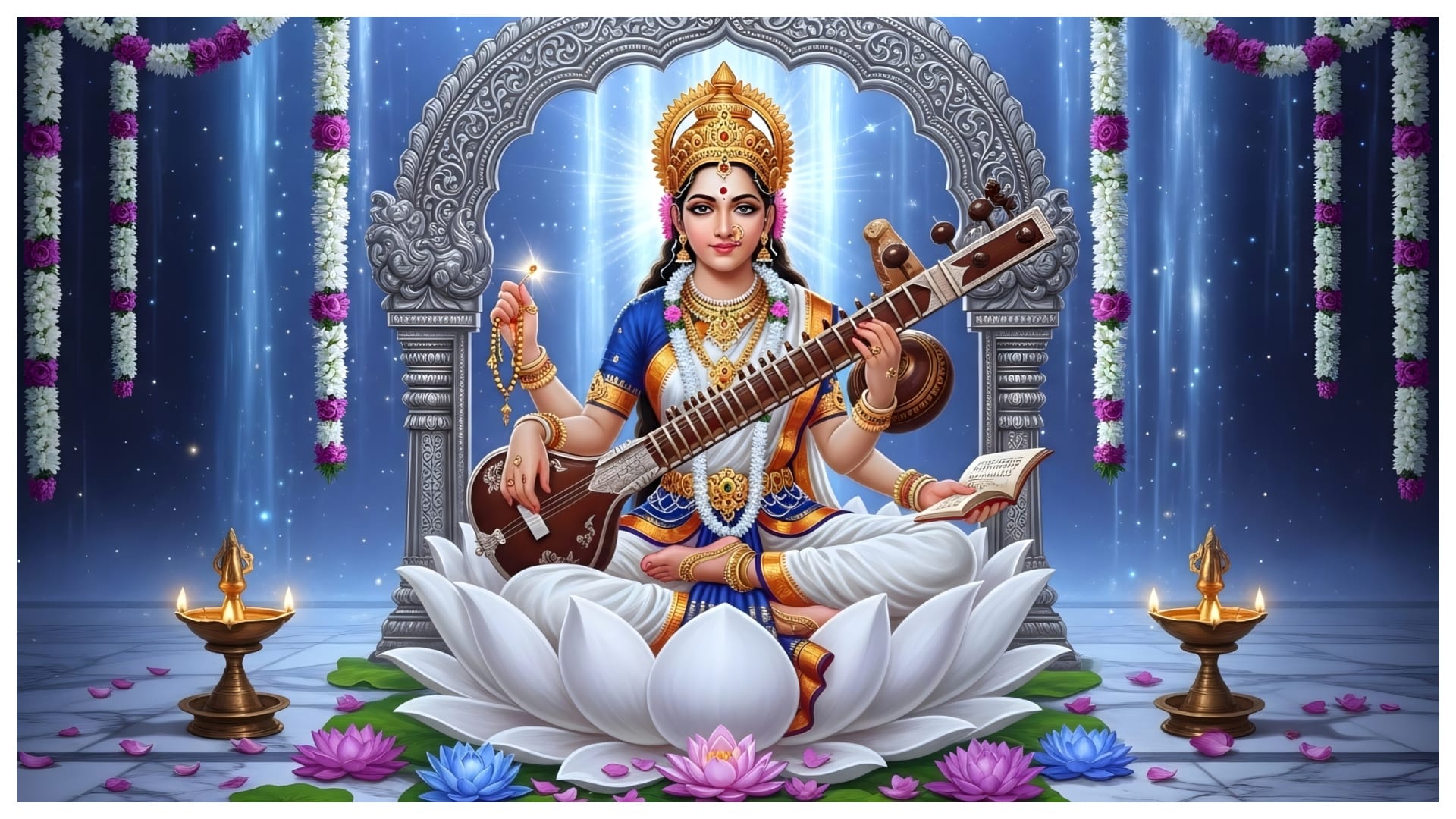Basant Panchami 2026 Saraswati Mata Ki Aarti Lyrics Puja Vidhi in Hindi