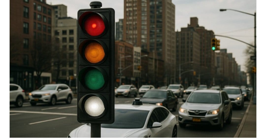 White Traffic Light Explained: A New Signal for Self-Driving Cars Could Cut Jams and Save Fuel