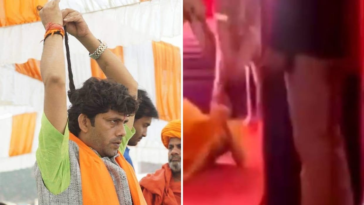 Hindu leader says cutting off person hair practice during Aurangzeb rule demands action from Chief Minister