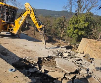 Dehradun administration demolishes encroachments on government land clearing over 2.5 hectares area