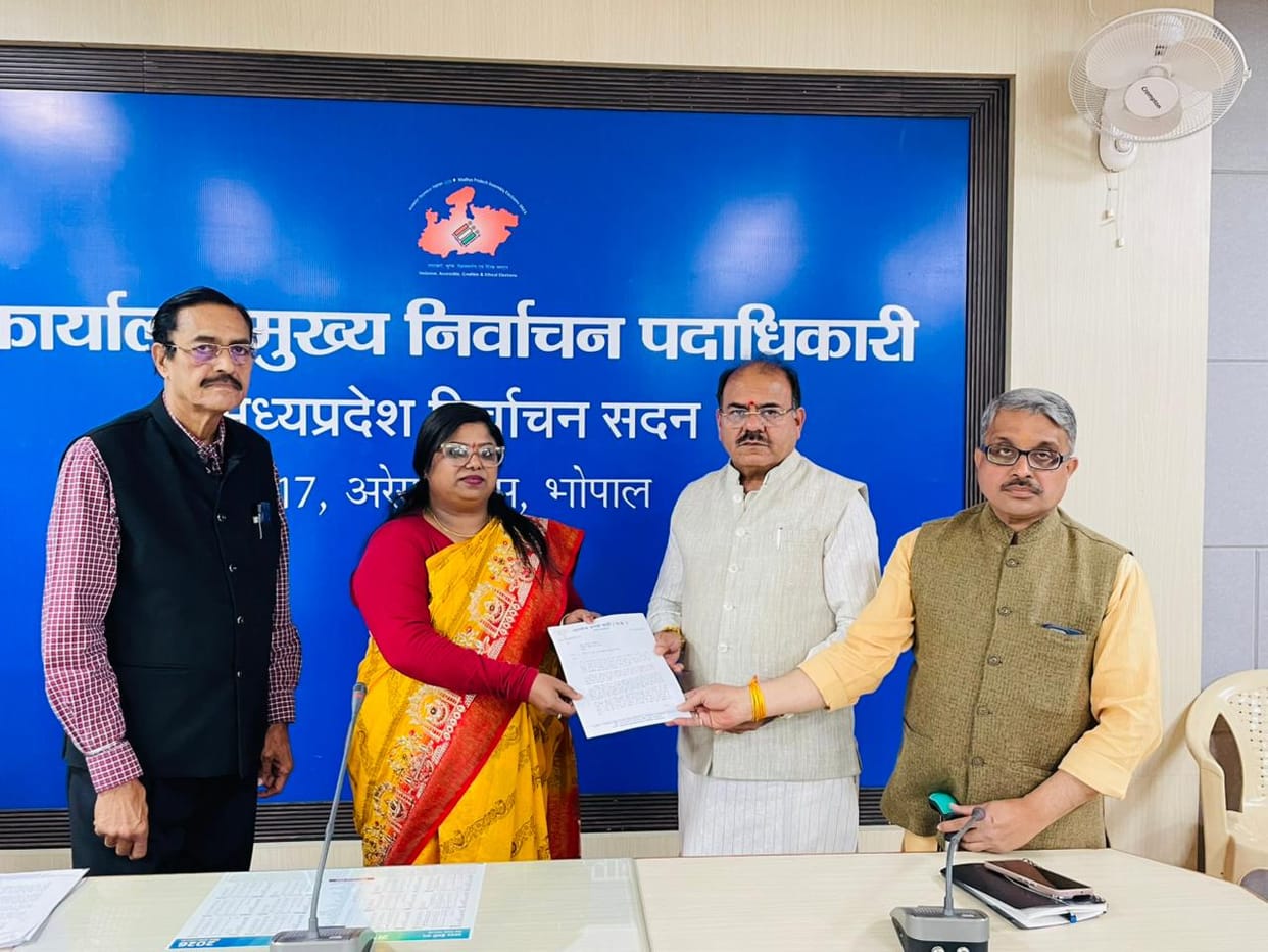 MP: BJP delegation submits memorandum to CEC, demands transparency and timely action on Forms 6, 7 and 8