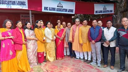 Bihar News : Saraswati Puja celebrated in NMCH grand alumni meet Golden Jubilee patna bihar
