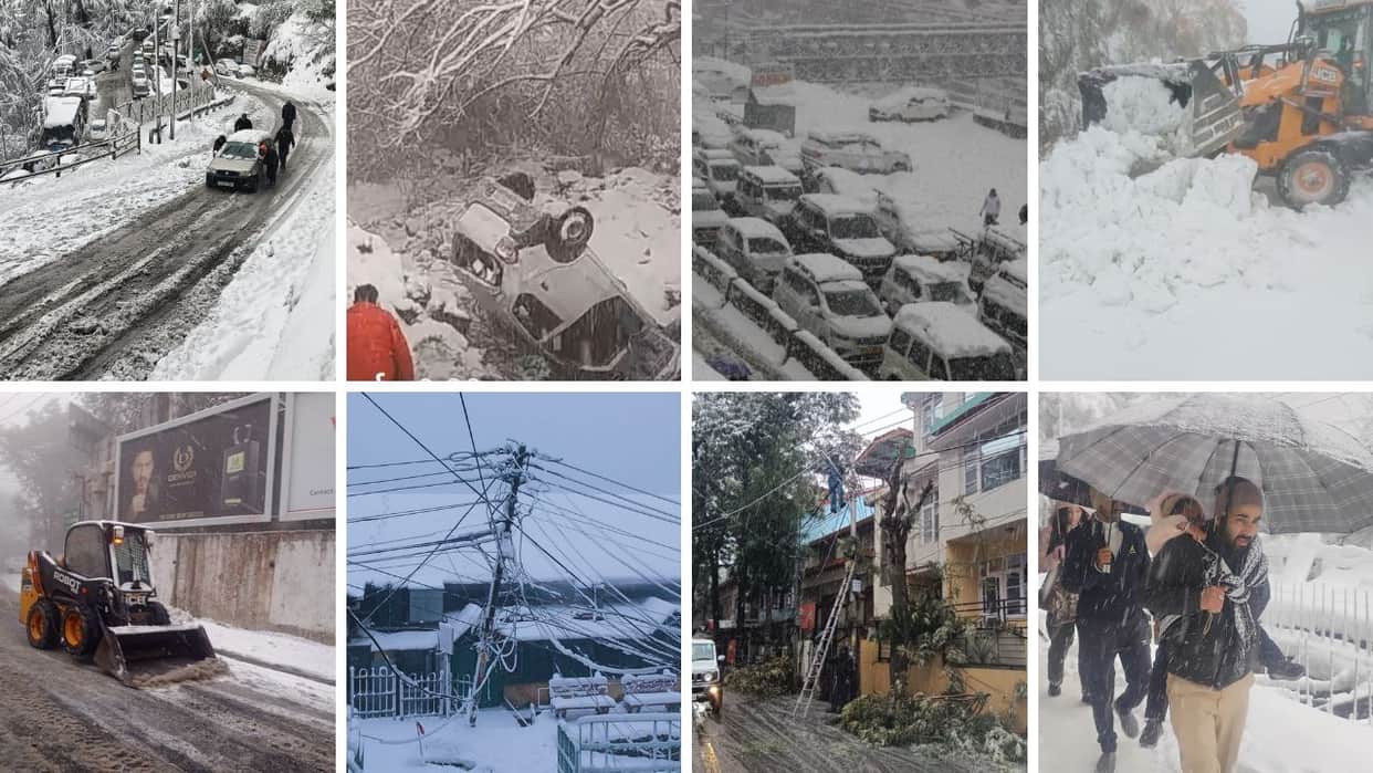 Heavy Snowfall in Himachal Today: 5 National Highways and Many Roads Closed, Power Outages