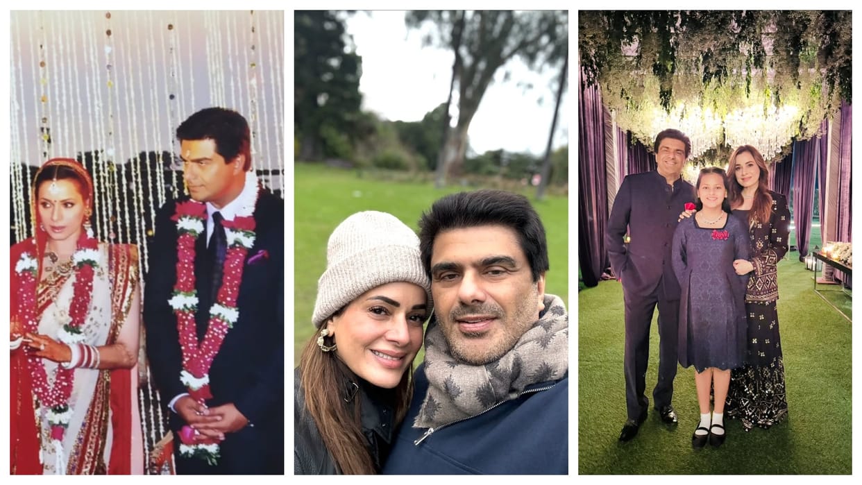 neelam kothari celebrates 15 years of Happy anniversary with husband samir soni
