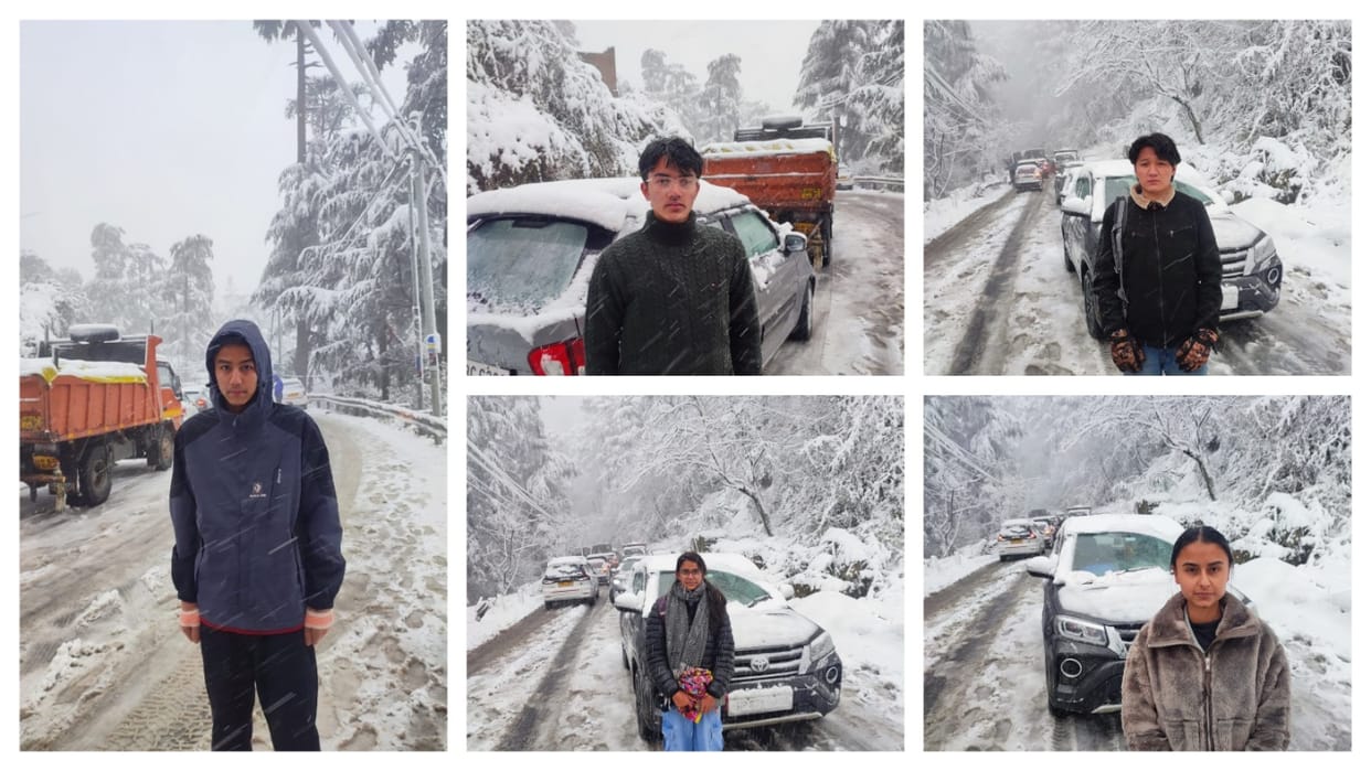 Shimla JEE Main exam affected by snowfall, many candidates unable to reach the exam center