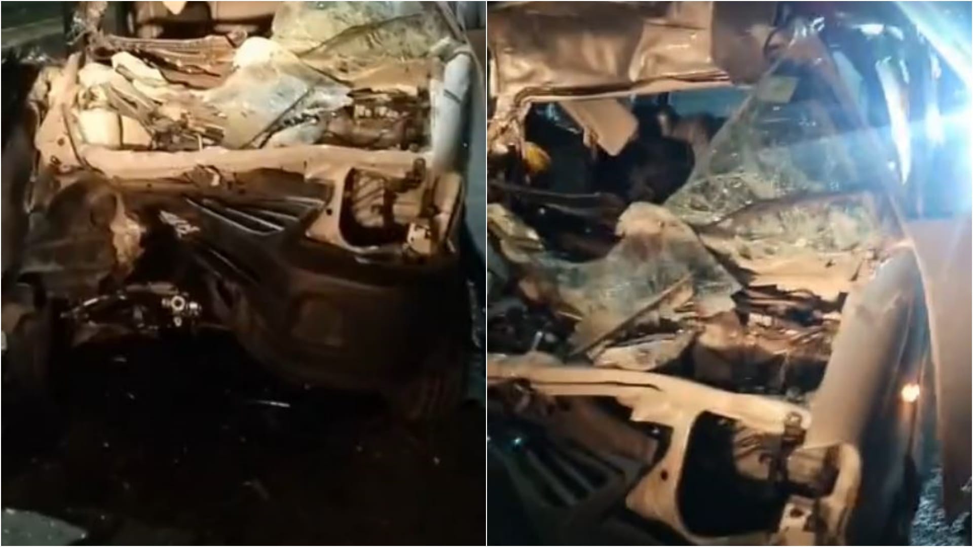 दुर्घटनाग्रस्त ईको कार