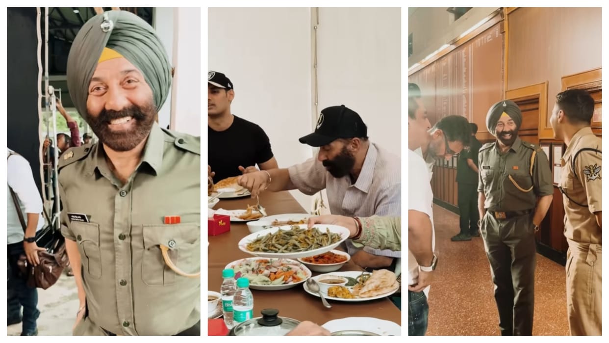 sunny deol share bts video of desh bhakti film border 2 see post