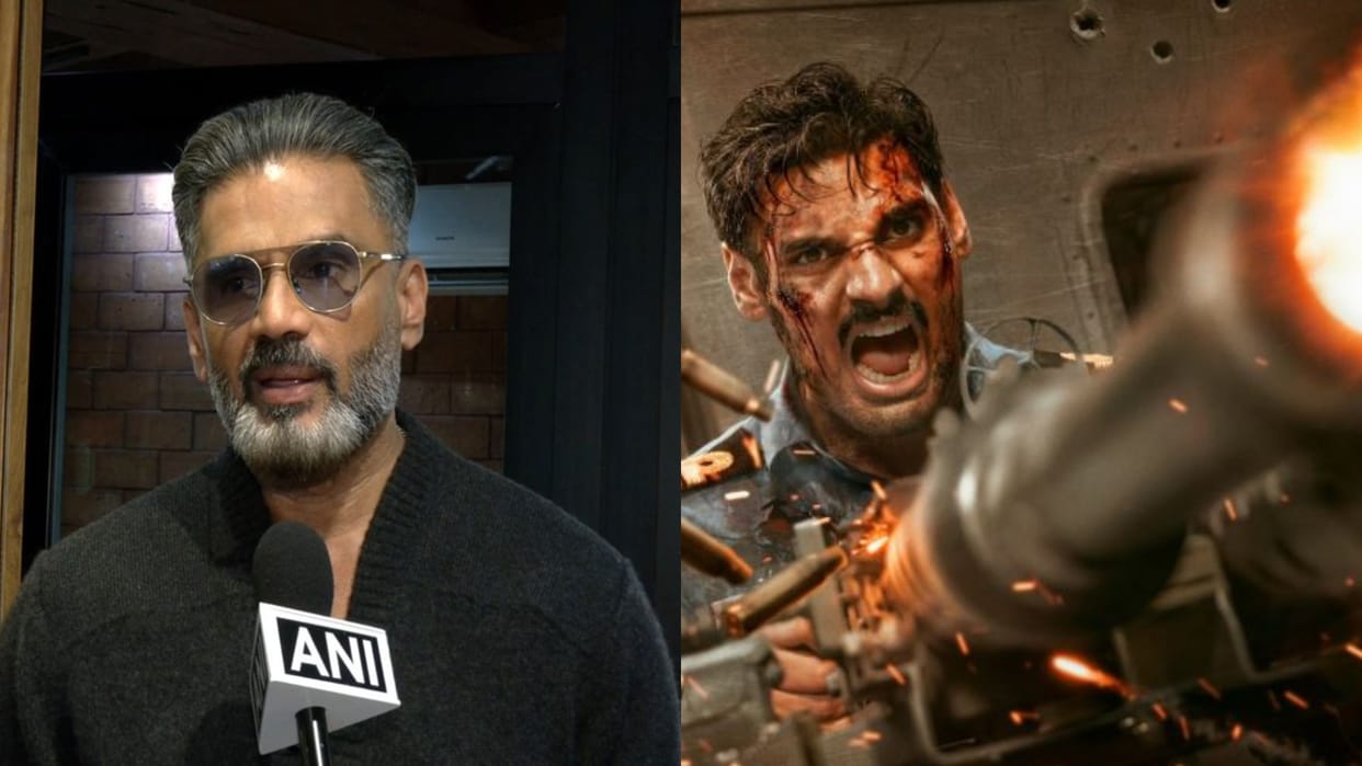 Border 2 Actor Ahan Shetty father Suniel Shetty Happy and nervous
