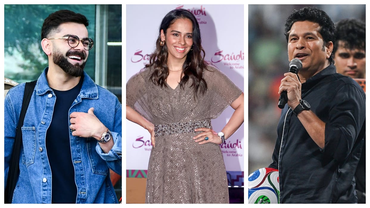 Virat Kohli Sachin Tendulkar congratulates Saina Nehwal on Retirement