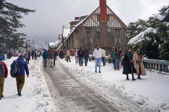 Snowfall Photos From NCC parade to fun of tourists amidst snowfall hill states covered in a white sheet