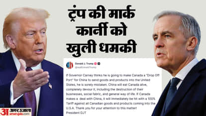 US-Canada Rift Trump threatens with 100 pc tariffs deal with China mentioned bilateral tensions escalation