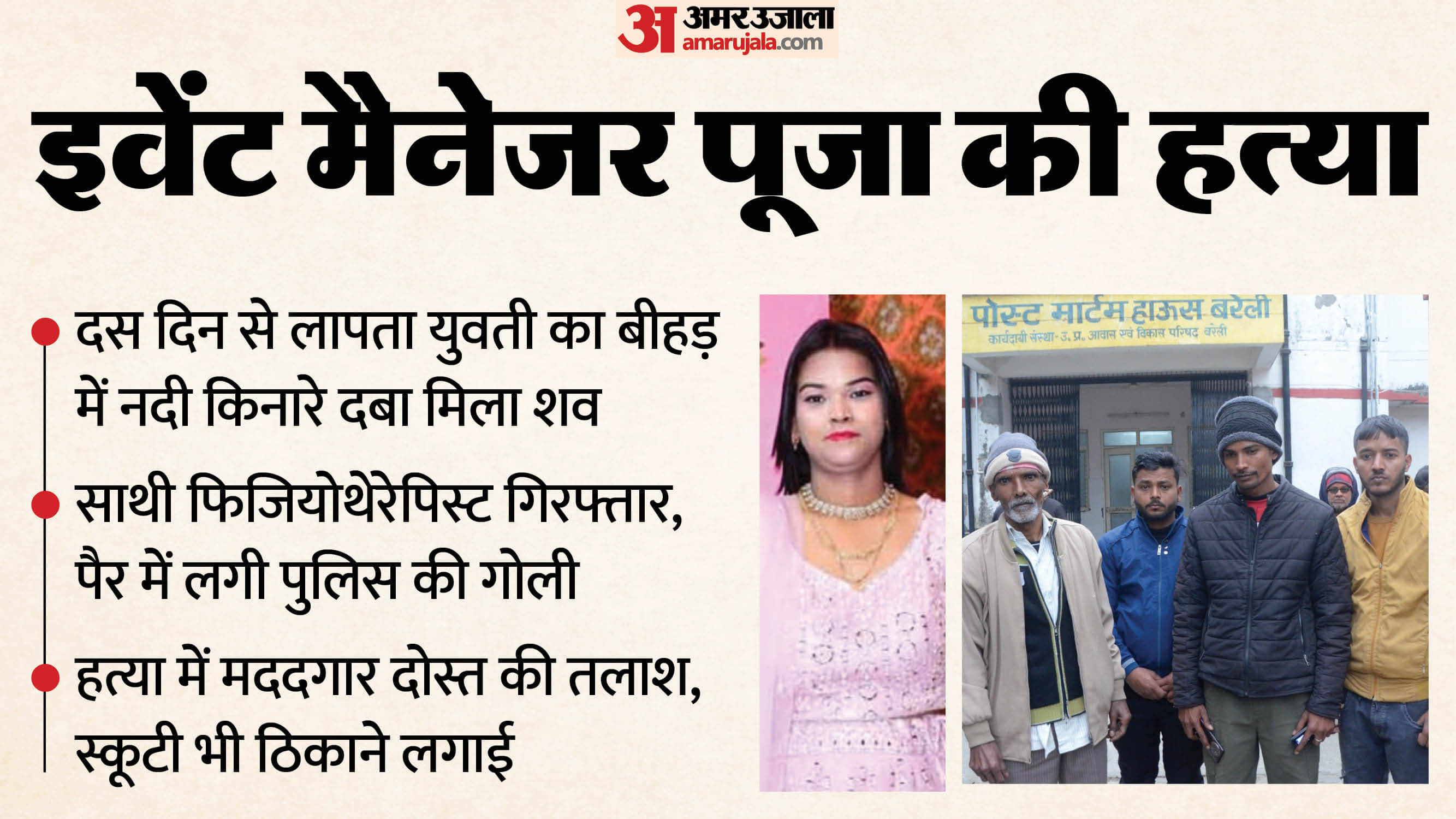 Event manager Pooja murdered, fellow physiotherapist arrested in bareilly