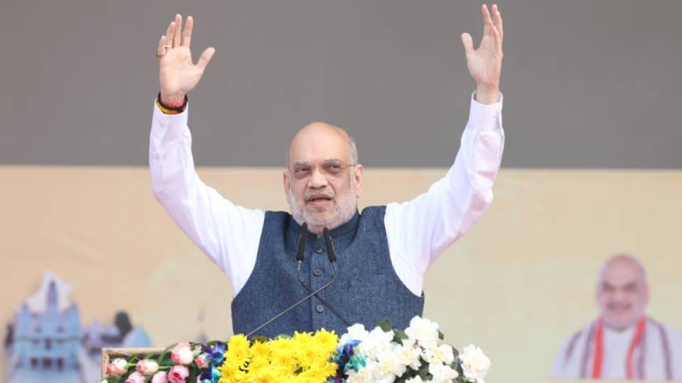 Amit Shah arrives in Lucknow for UP Day: CM Yogi Adityanath welcomes him, here's the minute-by-minute schedule