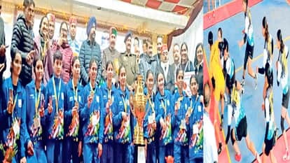 Himachal girls defeated Haryana to become the Under19 Kabaddi champions.