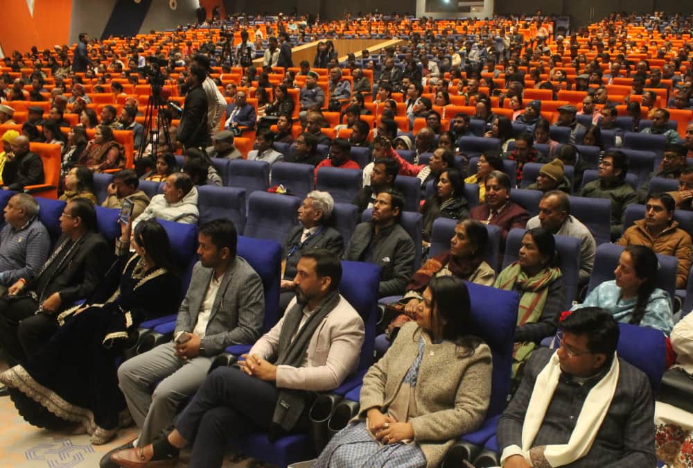 Amar Ujala Jyotish Mahakumbh 2026 In Dehradun CM Dhami inaugurated Huge Crowd Photos