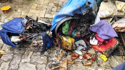 Kanpur massive fire broke out in locked flat tenant student gone to Lucknow her belongings reduced to ashes