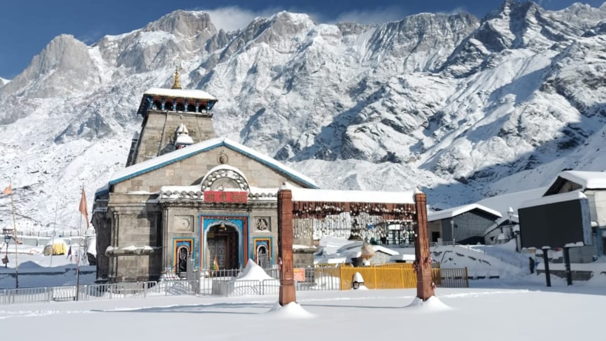 Blanket of Snow Covers Kedarnath Valley Due to Western Disturbance; Rain in Delhi-NCR