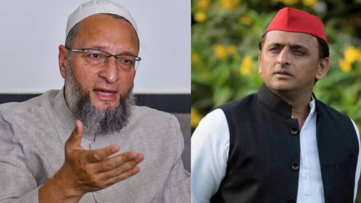 UP: The Samajwadi Party will maintain its distance from Owaisi's AIMIM, as it has no fear whatsoever of losing