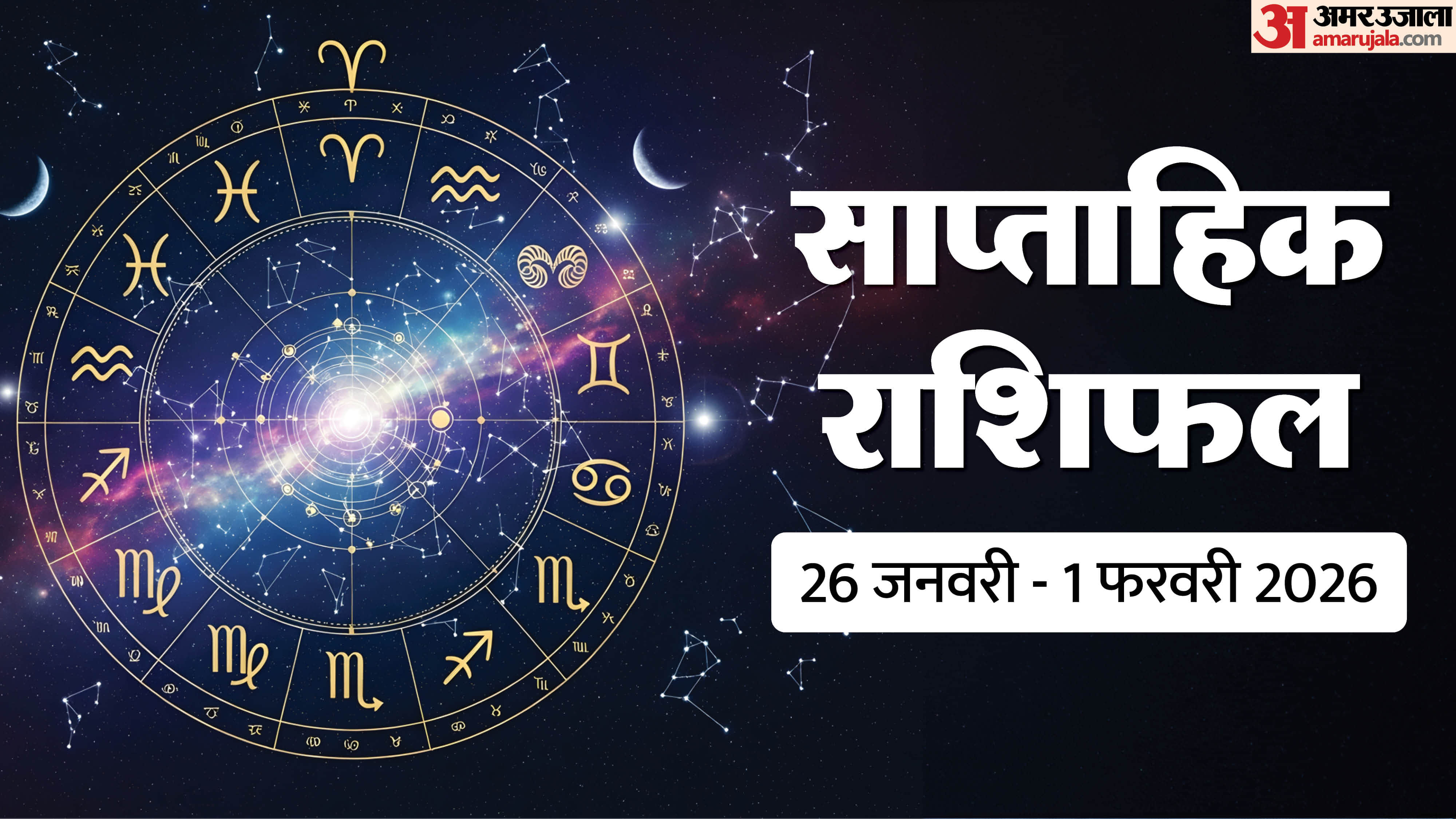 Weekly Horoscope 26 January To 1 february2026 Saptahik Rashifal Mesh Kark Tula Meen In Hindi