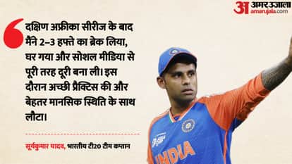 IND vs NZ: Suryakumar Yadav said taking time in middle and break from social media helped him