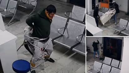 Miscreants posing as patients entered hospital and stole four dialysis machines worth 28 lakh rupees in mau