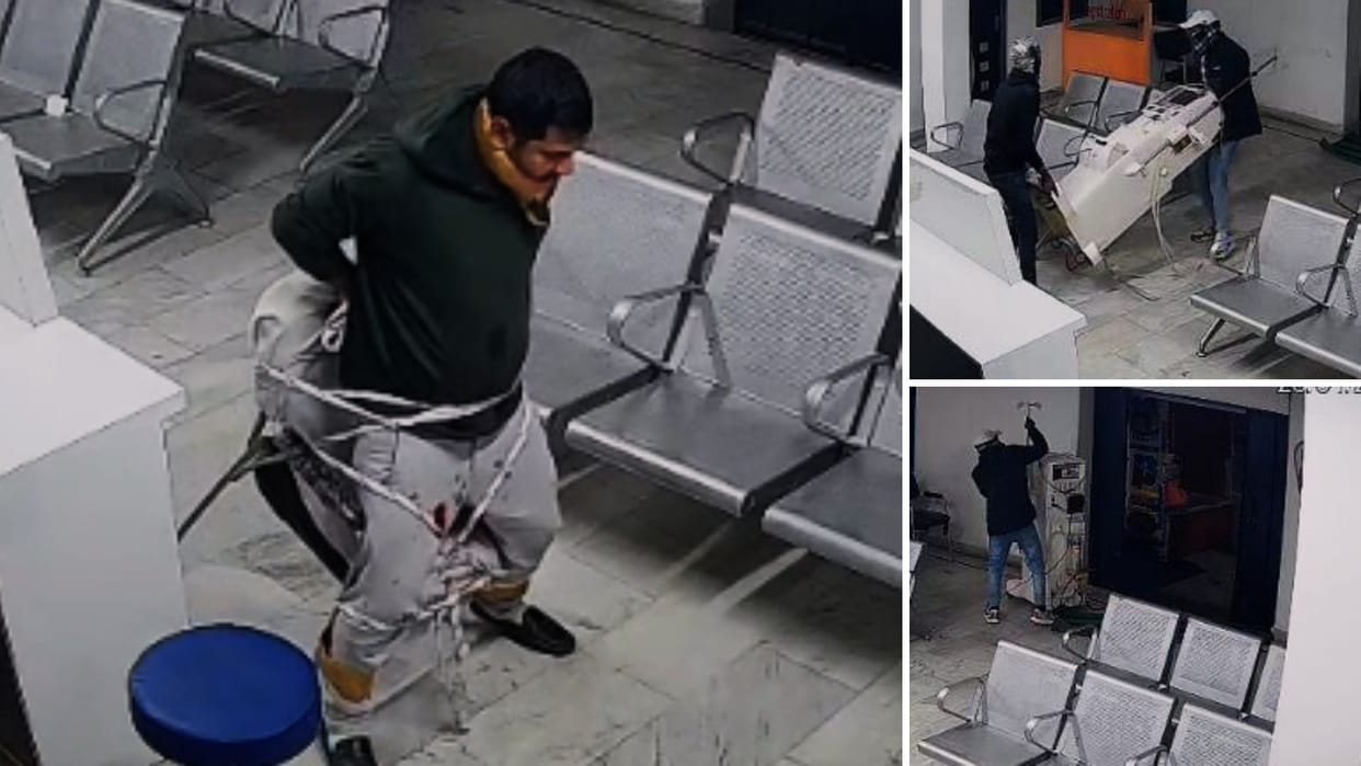 Miscreants posing as patients entered hospital and stole four dialysis machines worth 28 lakh rupees in mau