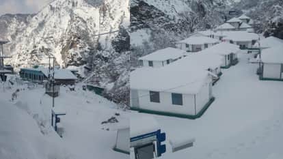 Uttarakhand Weather remains bad rain and snowfall Expected in Hilly areas 66 roads closed