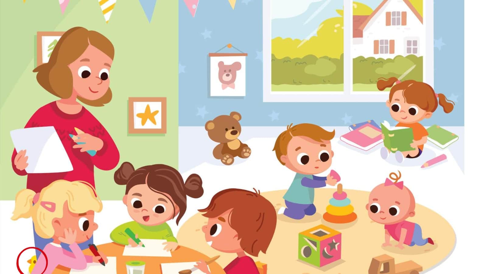 Optical Illusion iq test brain teaser image Can You Spot baby chicken within 15 Seconds?