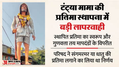 MP News: Two municipal engineers suspended in the Tantya Mama statue controversy