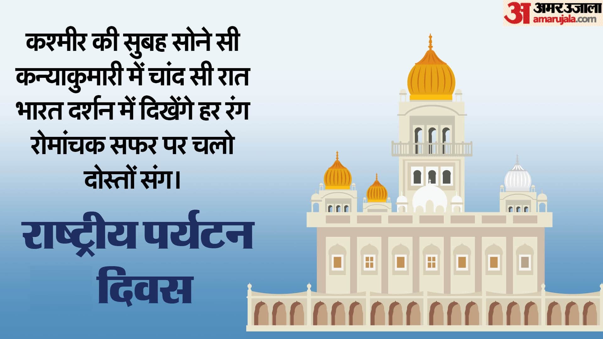 National Tourism Day 2026 Wishes Quotes Slogan Messages Images Wallpapers Whatsapp Facebook Status in hindi