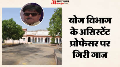Assistant Professor at Udaipur Rajasthan Vidyapeeth University suspended