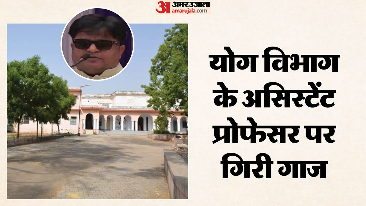 Assistant Professor at Udaipur Rajasthan Vidyapeeth University suspended